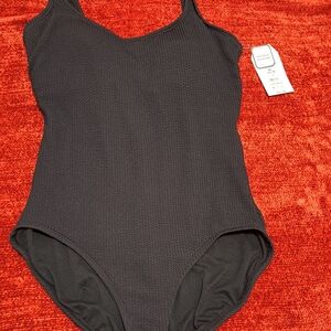 Women Black One Piece Swimsuit